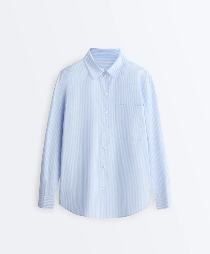 100% Cotton Long-Sleeved Shirt 100% Cotton Long-Sleeved Shirt