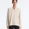100% Cotton Stand-Up Collar Shirt 100% Cotton Stand-Up Collar Shirt