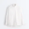 100% Cotton Stand-Up Collar Shirt 100% Cotton Stand-Up Collar Shirt