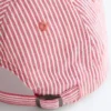 100% Cotton Striped Cap 100% Cotton Striped Cap