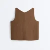 100% Cotton V-Neck Strappy Top 100% Cotton V-Neck Strappy Top