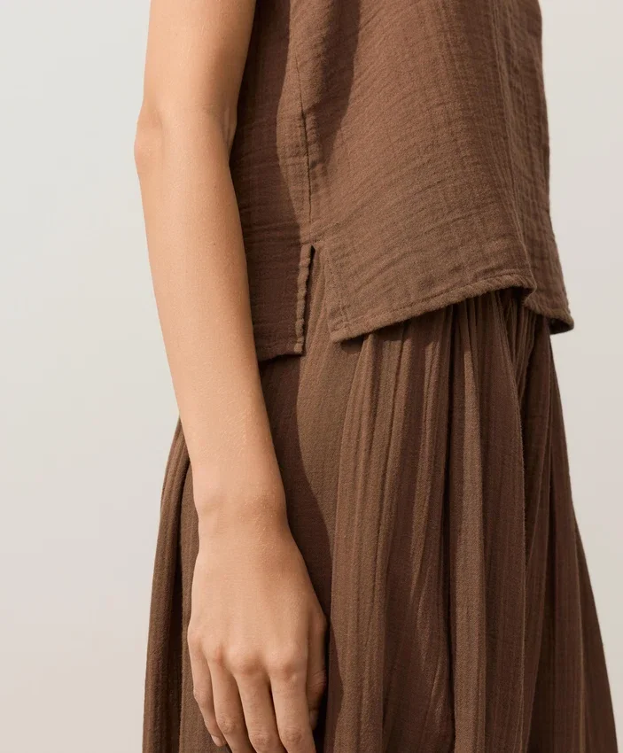 100% Cotton V-Neck Strappy Top 100% Cotton V-Neck Strappy Top
