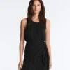 100% Cupro Sleeveless Top with Scarf 100% Cupro Sleeveless Top with Scarf
