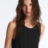 100% Cupro Sleeveless Top with Scarf 100% Cupro Sleeveless Top with Scarf