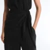 100% Cupro Sleeveless Top with Scarf 100% Cupro Sleeveless Top with Scarf