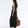 100% Cupro Sleeveless Top with Scarf 100% Cupro Sleeveless Top with Scarf