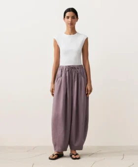 100% Linen Balloon Trousers