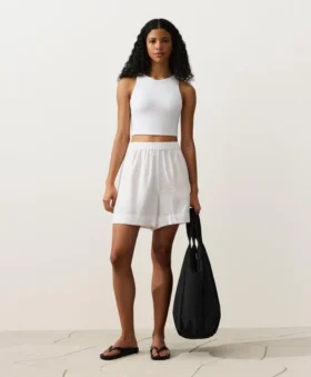 100% Linen Bermuda Shorts