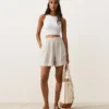 100% Linen Bermuda Shorts 100% Linen Bermuda Shorts