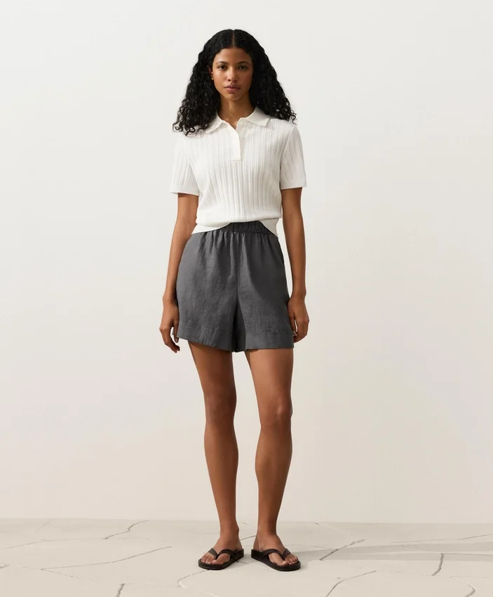 100% Linen Bermuda Shorts 100% Linen Bermuda Shorts