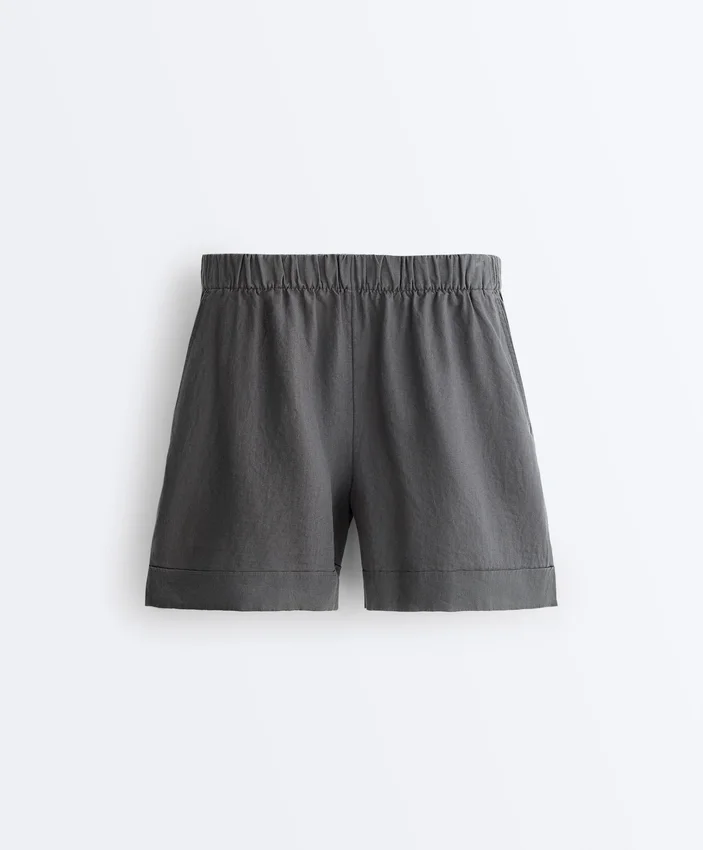 100% Linen Bermuda Shorts 100% Linen Bermuda Shorts