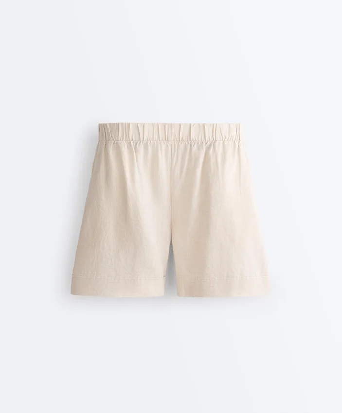 100% Linen Bermuda Shorts 100% Linen Bermuda Shorts