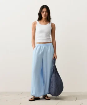 100% Linen Bloomer Trousers