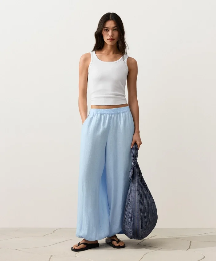 100% Linen Bloomer Trousers 100% Linen Bloomer Trousers