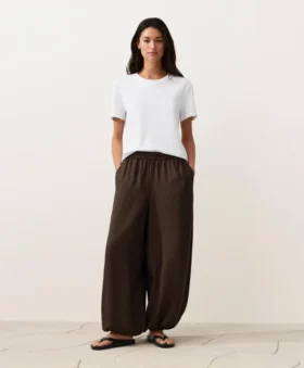 100% Linen Bloomer Trousers