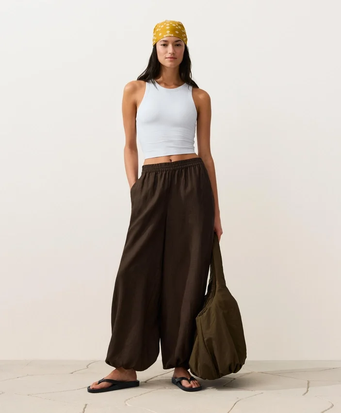 100% Linen Bloomer Trousers 100% Linen Bloomer Trousers