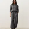 100% Linen Stand-Up Collar Shirt 100% Linen Stand-Up Collar Shirt