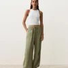 100% Linen Cargo Bloomer Trousers
