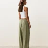 100% Linen Cargo Bloomer Trousers
