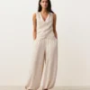100% Linen Crossover Top 100% Linen Crossover Top