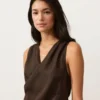 100% Linen Crossover Top 100% Linen Crossover Top