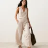 100% Linen Crossover Top 100% Linen Crossover Top