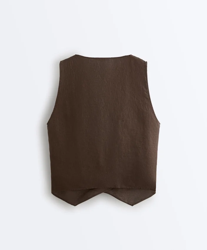 100% Linen Crossover Top 100% Linen Crossover Top