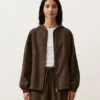 100% Linen Hooded Jacket 100% Linen Hooded Jacket