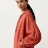 100% Linen Hooded Jacket 100% Linen Hooded Jacket