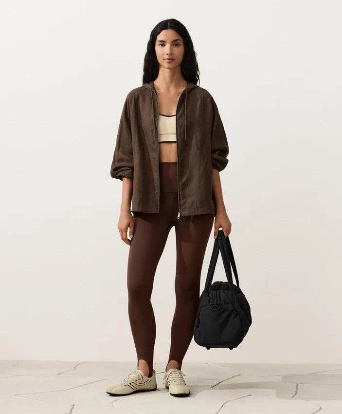 100% Linen Hooded Jacket 100% Linen Hooded Jacket