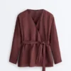 100% Linen Kimono Shirt 100% Linen Kimono Shirt