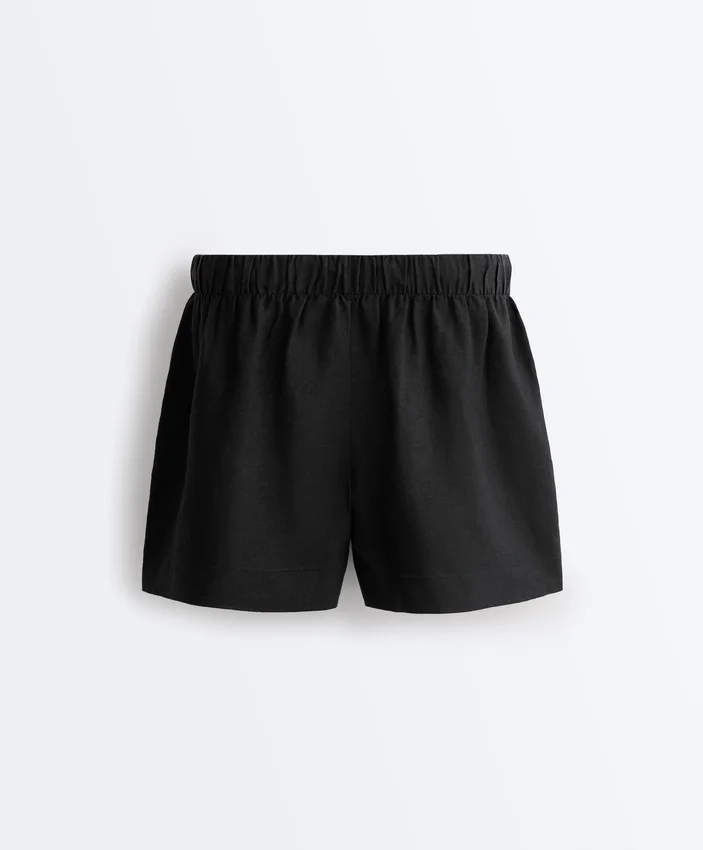 100% Linen Mid-Rise Shorts 100% Linen Mid-Rise Shorts