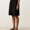 100% Linen Midi Bermuda Shorts