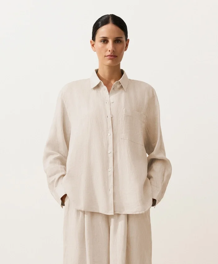100% Linen Relaxed Shirt 100% Linen Relaxed Shirt