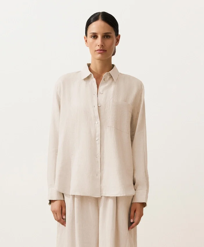 100% Linen Relaxed Shirt 100% Linen Relaxed Shirt