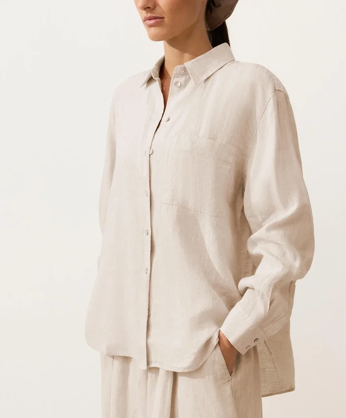 100% Linen Relaxed Shirt 100% Linen Relaxed Shirt