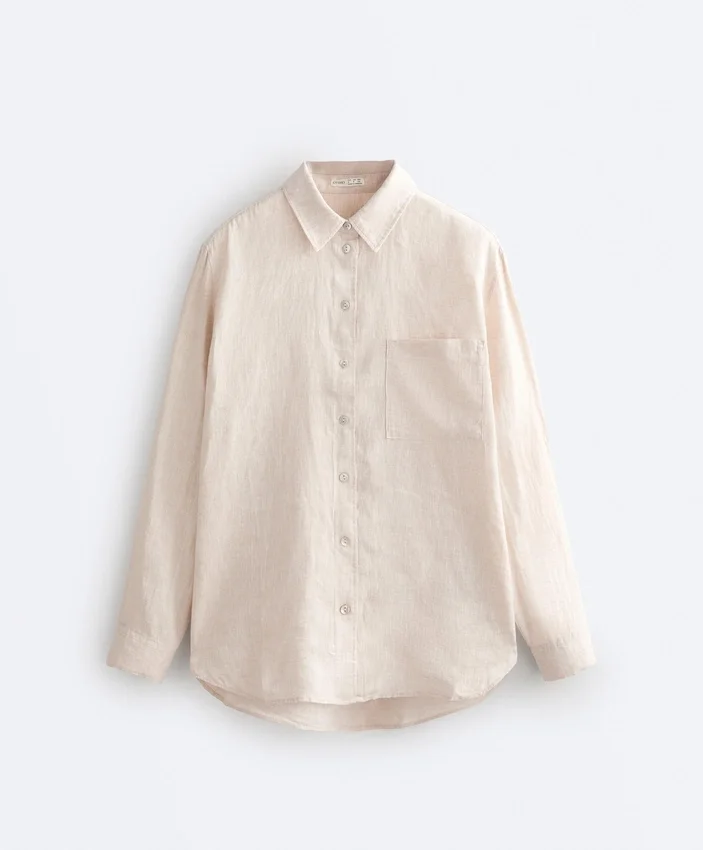 100% Linen Relaxed Shirt 100% Linen Relaxed Shirt