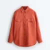 100% Linen Shirt with Pockets 100% Linen Shirt with Pockets