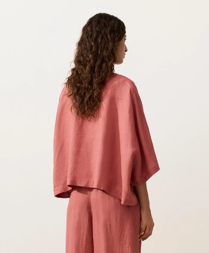 100% Linen Short-Sleeve Shirt 100% Linen Short-Sleeve Shirt