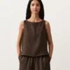 100% Linen Square Top 100% Linen Square Top