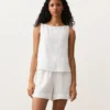 100% Linen Square Top 100% Linen Square Top