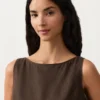 100% Linen Square Top 100% Linen Square Top