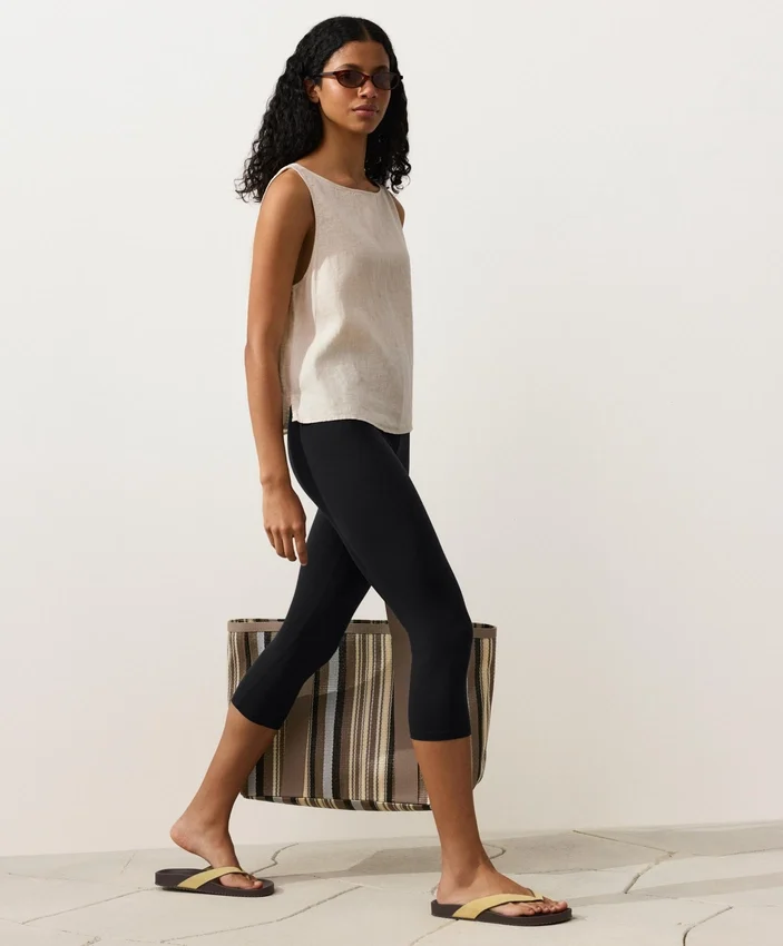 100% Linen Square Top 100% Linen Square Top