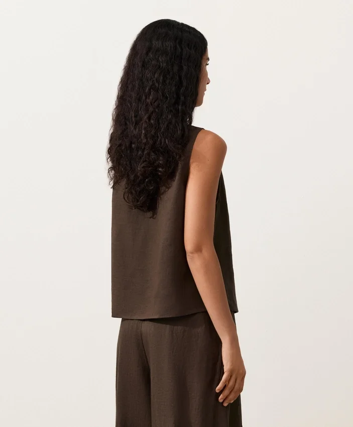 100% Linen Square Top 100% Linen Square Top