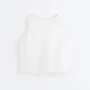 100% Linen Square Top 100% Linen Square Top