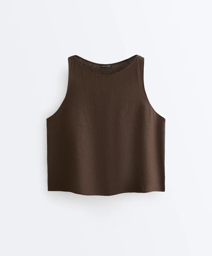 100% Linen Square Top 100% Linen Square Top