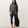 100% Linen Stand-Up Collar Shirt 100% Linen Stand-Up Collar Shirt
