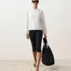 100% Linen Stand-Up Collar Shirt 100% Linen Stand-Up Collar Shirt