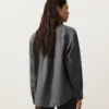 100% Linen Stand-Up Collar Shirt 100% Linen Stand-Up Collar Shirt