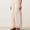 100% Linen Striped Bloomer Trousers 100% Linen Striped Bloomer Trousers